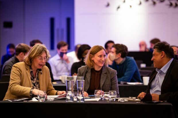 Photograph of the judges at the final last year