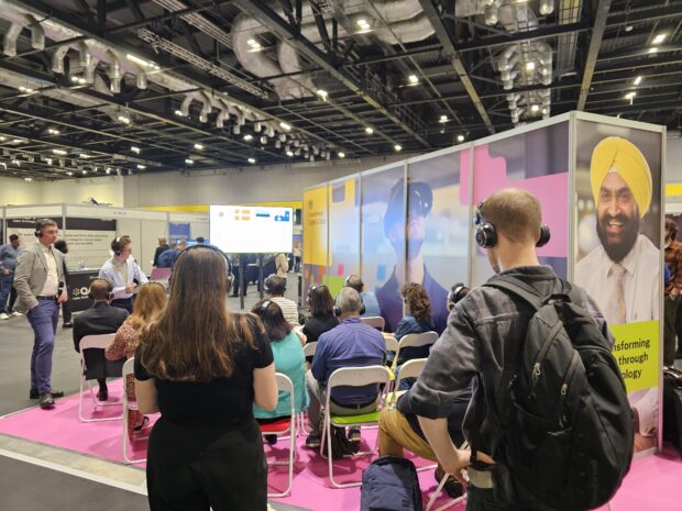 A picture of the Government Digital and Data stand from Civil Service Live