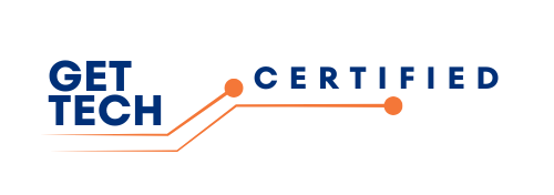 'Get Tech Certified' graphic