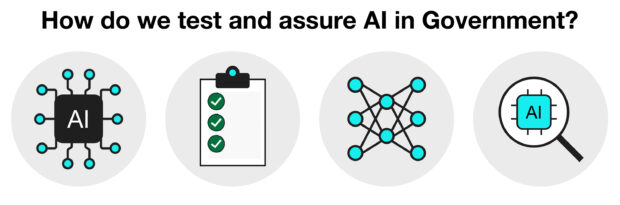 Graphic 'How do we test and assure AI in Government?'